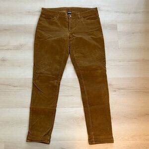 Patagonia Women’s Organic Cotton Corduroy Pants, dark tan, light brown